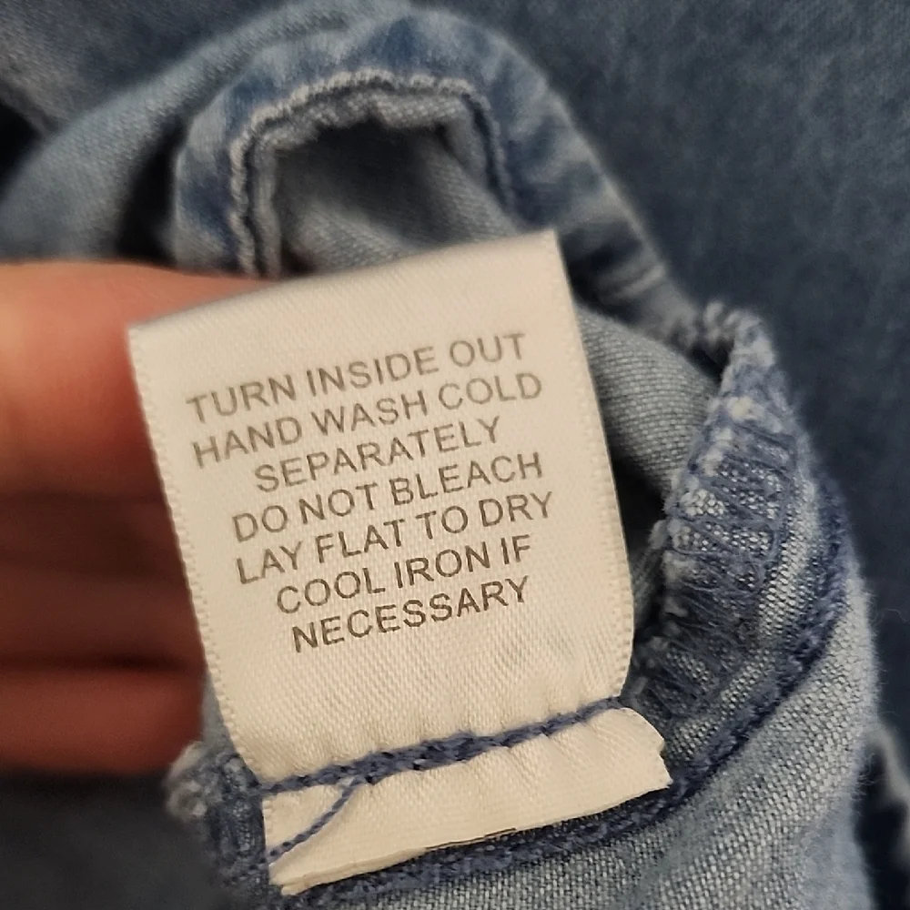 Nurture by Lamaze Blue Embellished 3/4 Sleeve Blouse - Picture 6 of 7